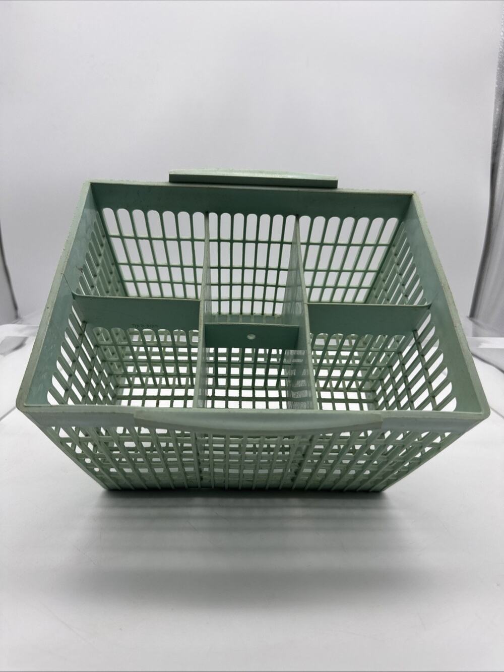 Vintage GE Hotpoint Green Dishwasher Silverware Basket For Model HDA460 -03AD